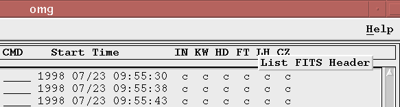 OMG Status value help screen